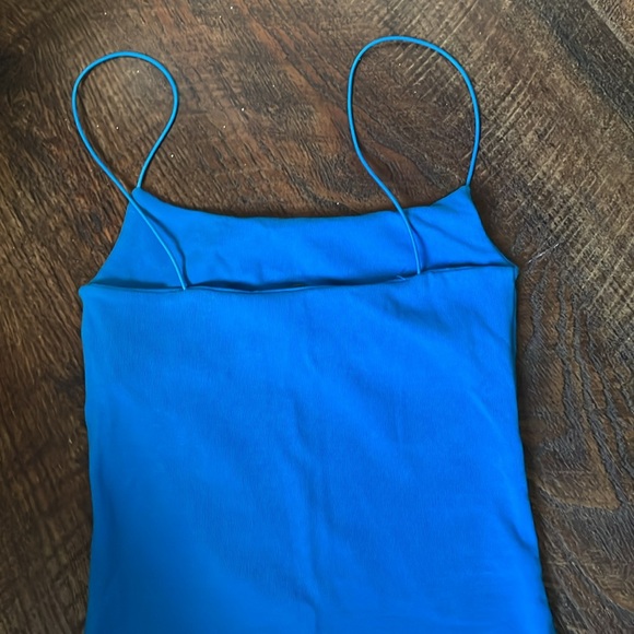 ZARA Blue Mini Tight Bodycon Dress - Picture 6 of 7
